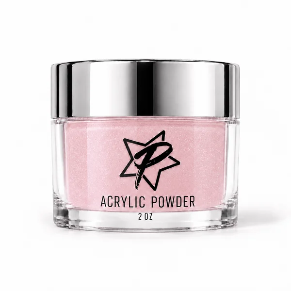 Pink sparkle acrylic
