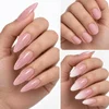 Pink sparkle, acrylic nails