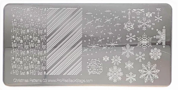 Christmas Patterns 3 PF Stamping Plate