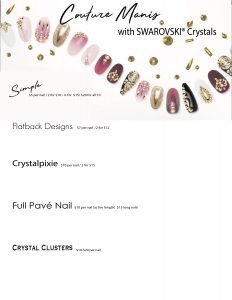 Swarovski Crystals Flyer With Pricing