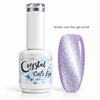Crystal cat eye gel polish