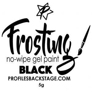 Frosting Gel Paint- BLACK