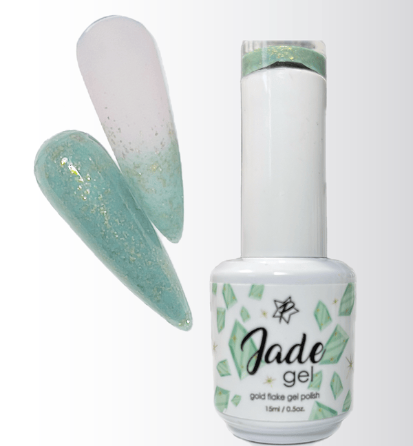 Turquoise Jade gel polish in bottle