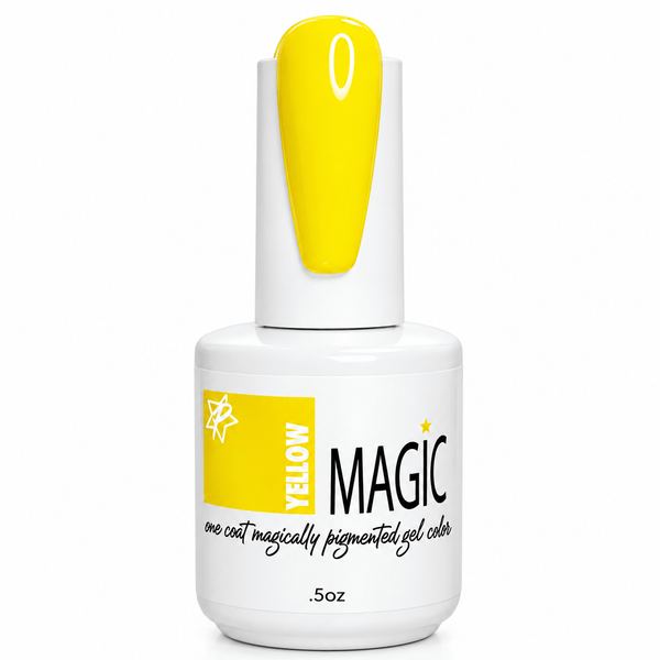 Pure yellow nail polish