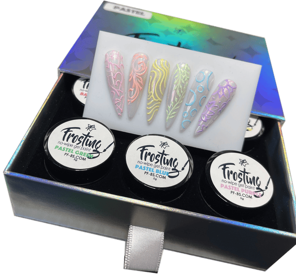 Gel paint in box