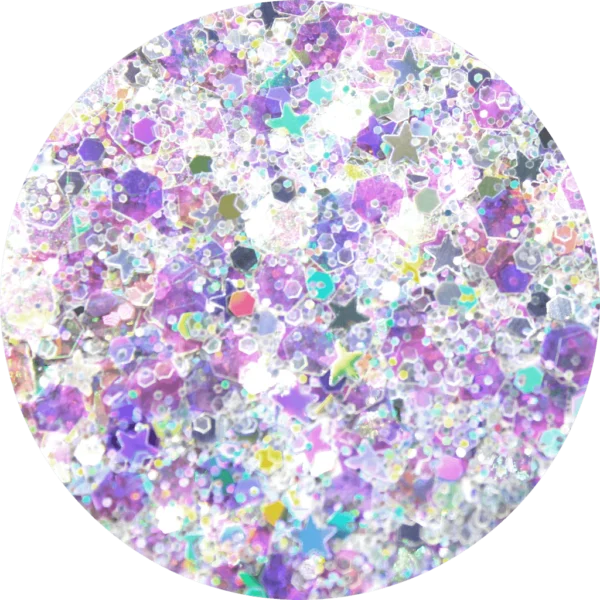iridescent glitter