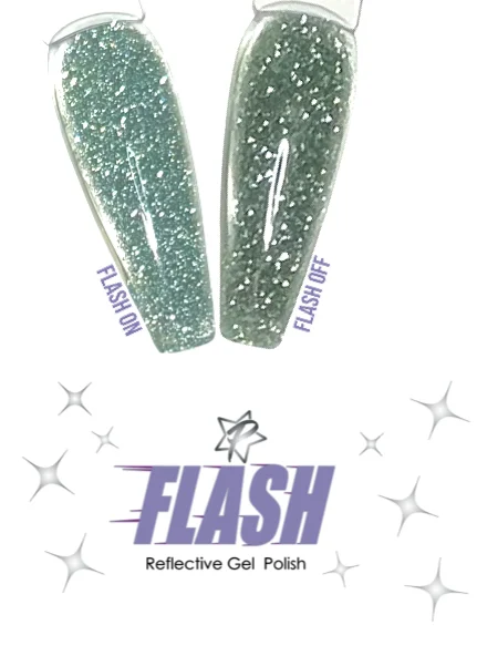 green flash gel polish