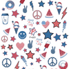 Fourth of July Nail Decals