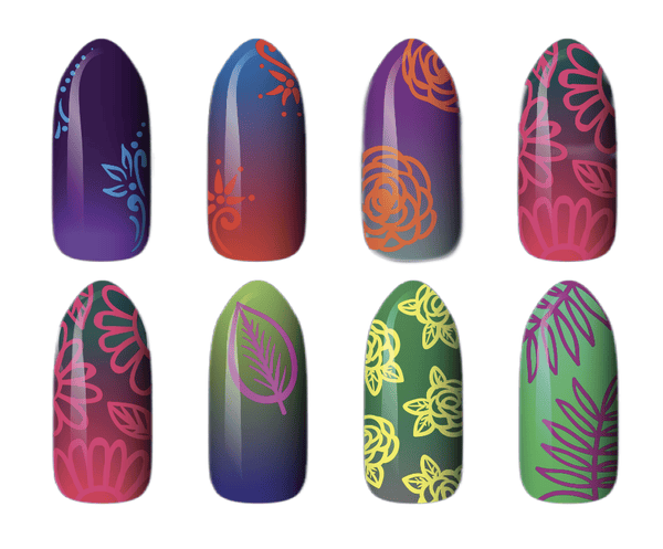 neon stamping polish