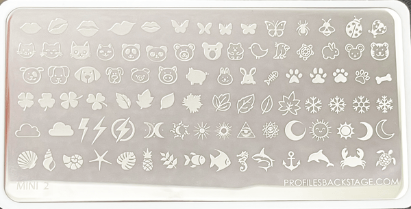 stamping plate for nail art