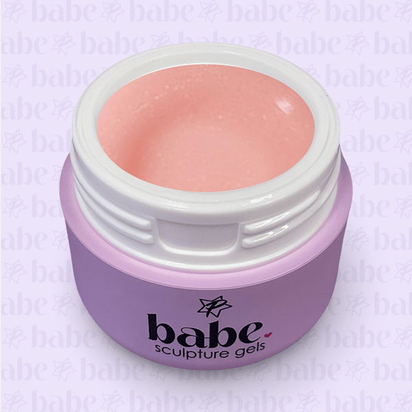 babe pink Fire nail sculpture gel