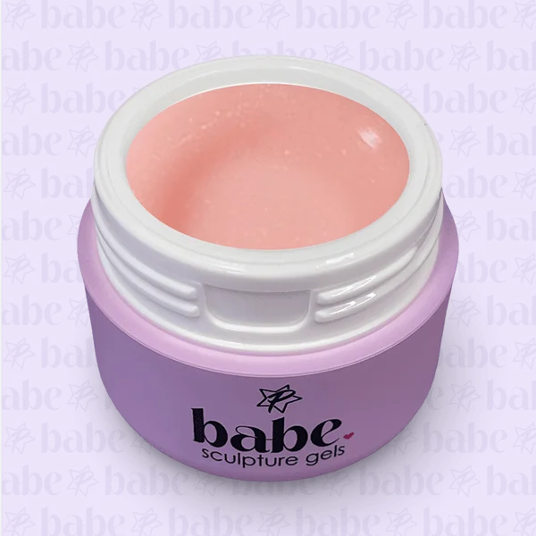 babe pink Fire nail sculpture gel