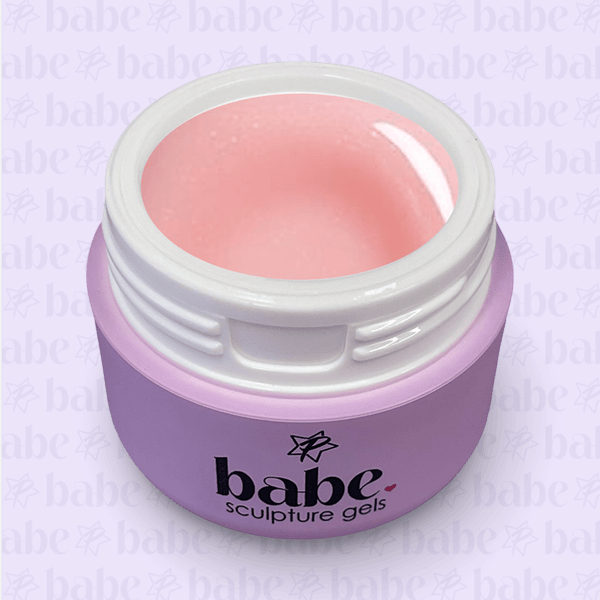 babe pink ice nail sculpture gel
