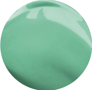 Babe Jackie teal gel polish