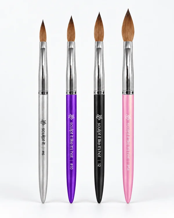 Acrylic nail brushes