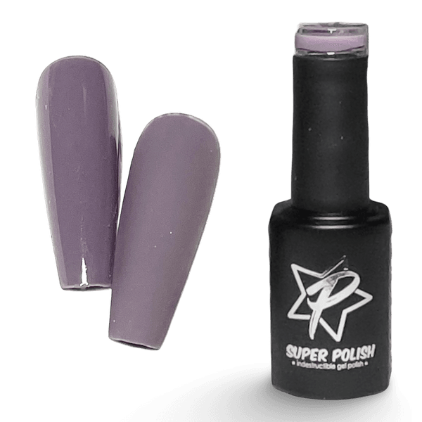 Plum gel polish