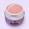 Soft peach gel in jar