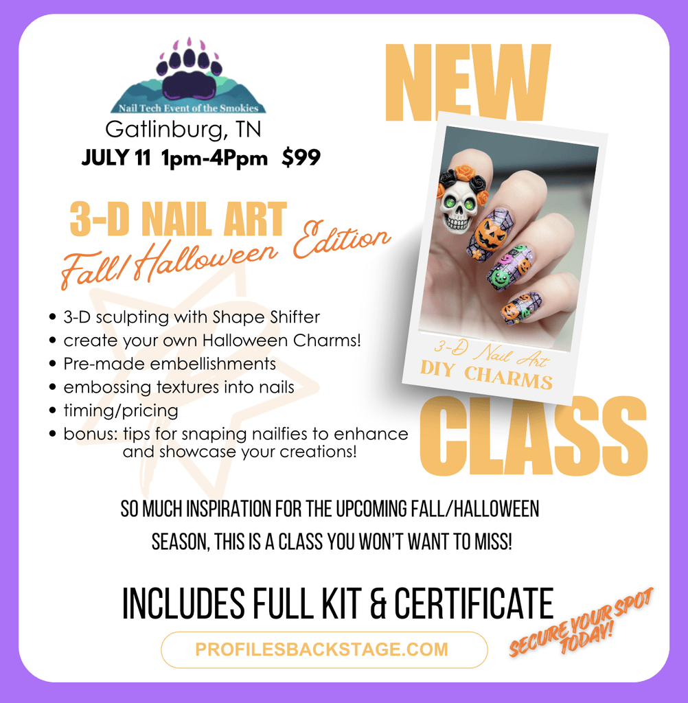 3-D Nail art class