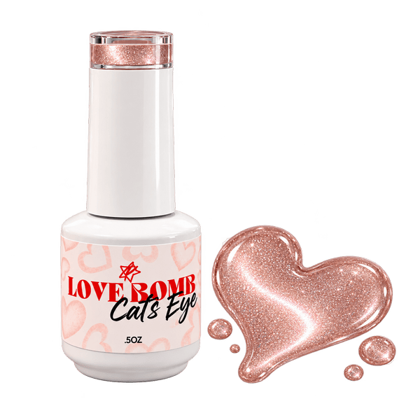 light pink sweetheart love bomb cats eye