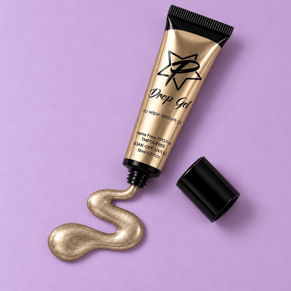Profiles, gold drop gel, squeezing out of tube